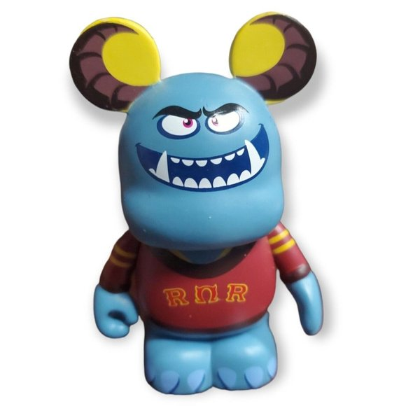 DISNEY VINYLMATION 3" PIXAR MONSTERS UNIVERSITY MU JOHNNY WORTHINGTON III FIGURE - Picture 1 of 3
